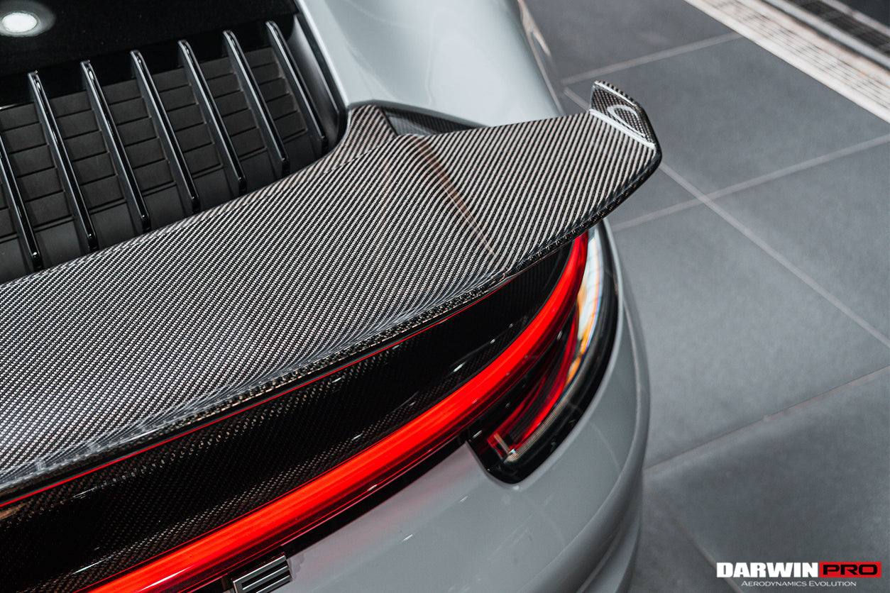 2019-2023 Porsche 911 992 Carrera S & 4 & 4S BKSSII Style Trunk Wing - DarwinPRO Aerodynamics
