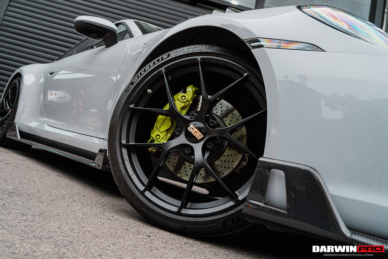 DarwinPRO 2019-2023 Porsche 911 992 Carrera S & 4 & 4S & Targa & Cabriolet BKSS Style Side Skirts - DarwinPRO Aerodynamics