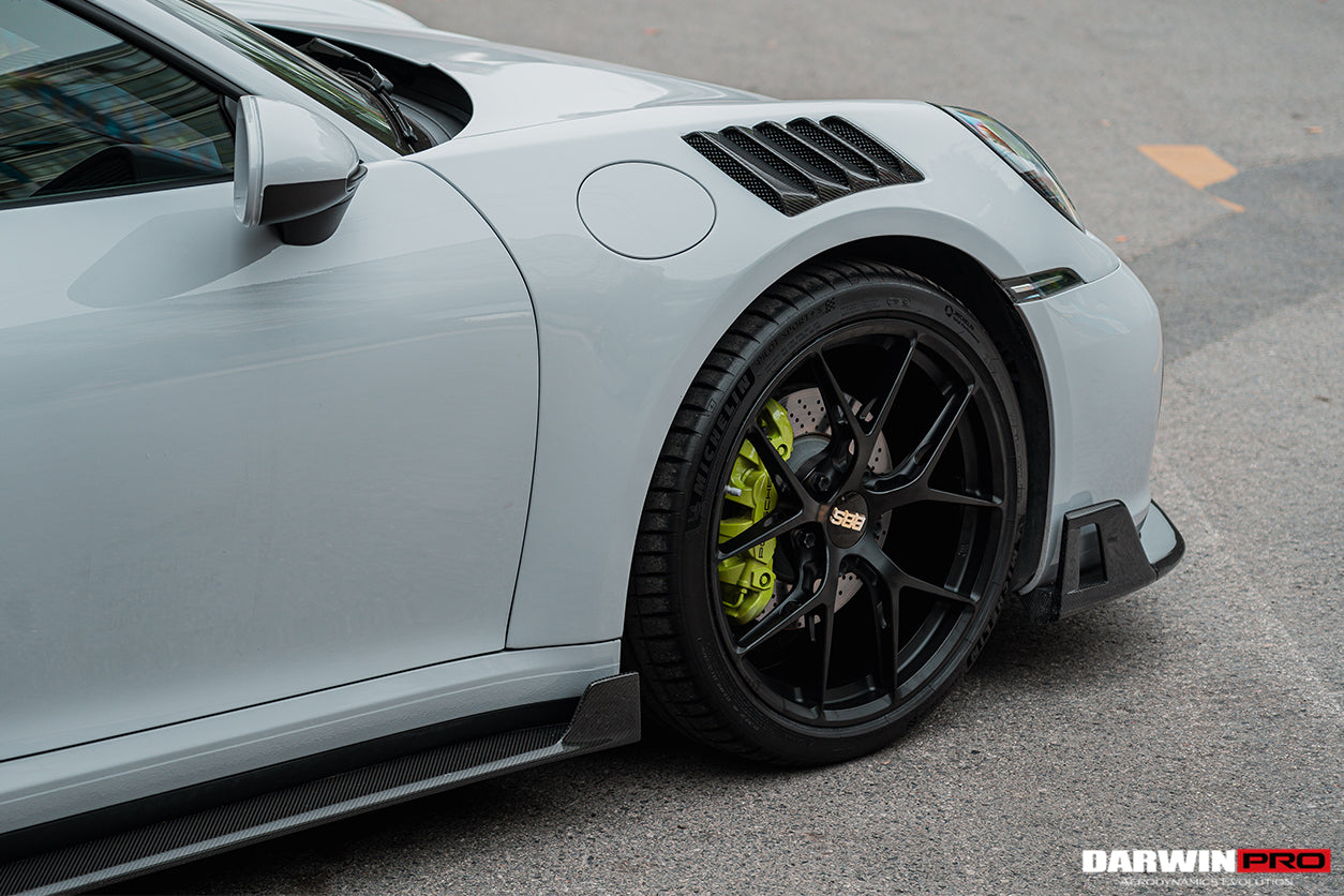 DarwinPRO 2019-2024 Porsche 911 992 Carrera S & 4 & 4S & Targa & Cabriolet BKSS Style Front Fender - DarwinPRO Aerodynamics