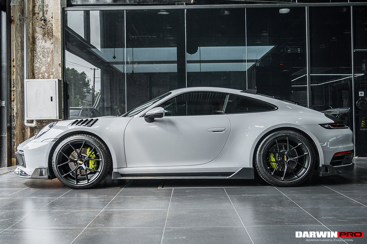 DarwinPRO 2019-2023 Porsche 911 992 Carrera S & 4 & 4S & Targa & Cabriolet BKSS Style Side Skirts - DarwinPRO Aerodynamics