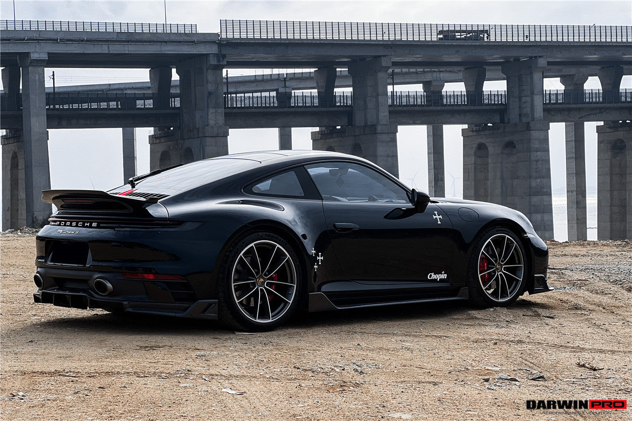 2019-2023 Porsche 911 992 Carrera S & 4 & 4S BKSSII Style Trunk Wing - DarwinPRO Aerodynamics