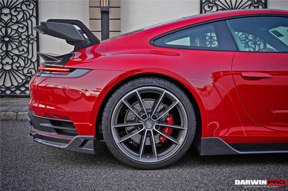 DarwinPRO 2019-2023 Porsche 911 992 Carrera S & 4 & 4S & Targa & Cabriolet BKSS Style Rear Lip - DarwinPRO Aerodynamics
