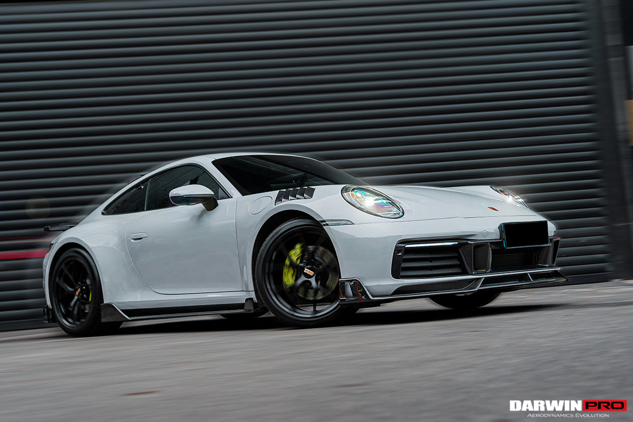 DarwinPRO 2019-2024 Porsche 911 992 Carrera S & 4 & 4S & Targa & Cabriolet BKSS Style Front Fender - DarwinPRO Aerodynamics