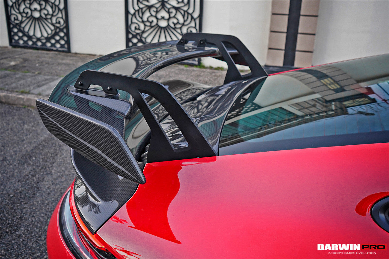 DarwinPRO 2019-2024 Porsche 911 992 Carrera & S & 4S GT3 Style Trunk Spoiler Wing - DarwinPRO Aerodynamics