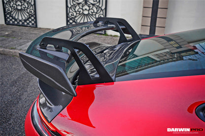 DarwinPRO 2019-2024 Porsche 911 992 Carrera & S & 4S GT3 Style Trunk Spoiler Wing - DarwinPRO Aerodynamics