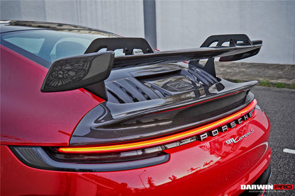 DarwinPRO 2019-2024 Porsche 911 992 Carrera & S & 4S GT3 Style Trunk Spoiler Wing - DarwinPRO Aerodynamics