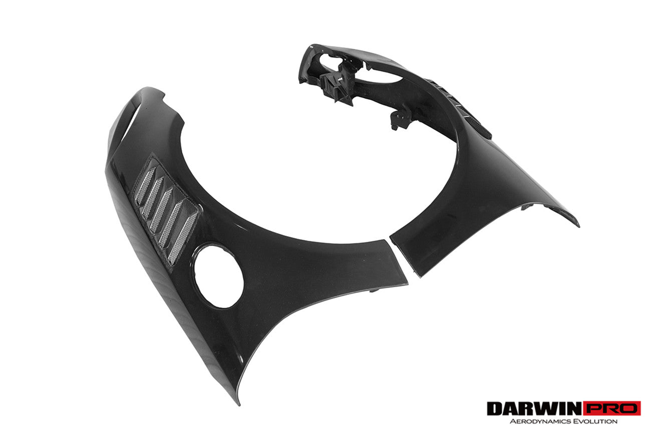DarwinPRO 2019-2024 Porsche 911 992 Carrera S & 4 & 4S & Targa & Cabriolet BKSS Style Front Fender - DarwinPRO Aerodynamics
