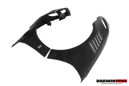DarwinPRO 2019-2024 Porsche 911 992 Carrera S & 4 & 4S & Targa & Cabriolet BKSS Style Front Fender - DarwinPRO Aerodynamics