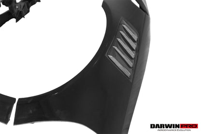 DarwinPRO 2019-2024 Porsche 911 992 Carrera S & 4 & 4S & Targa & Cabriolet BKSS Style Front Fender - DarwinPRO Aerodynamics