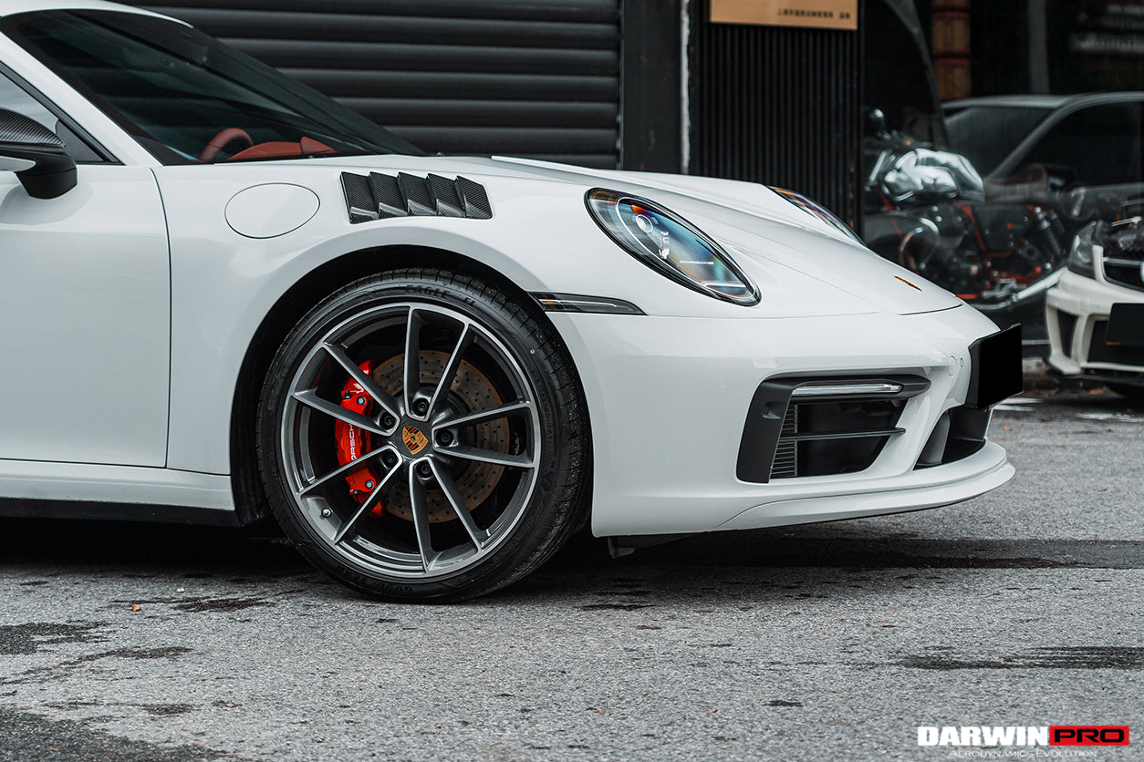 DarwinPRO 2019-2024 Porsche 911 992 Carrera S & 4 & 4S & Targa & Cabriolet BKSS Style Front Fender - DarwinPRO Aerodynamics