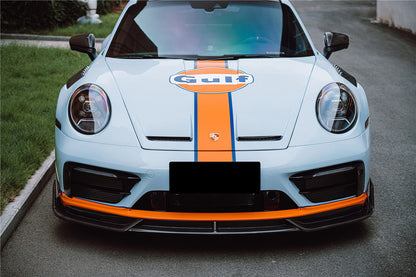 2019-2024 Porsche 911 992 Carrera Targa S 4 4S SD-Sport Design Modl BKSS Style Front Lip - DarwinPRO Aerodynamics