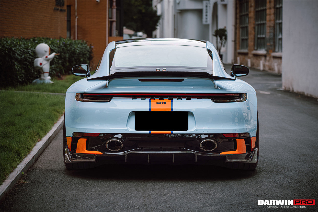 2019-2023 Porsche 911 992 Carrera S & 4 & 4S BKSSII Style Trunk Wing - DarwinPRO Aerodynamics