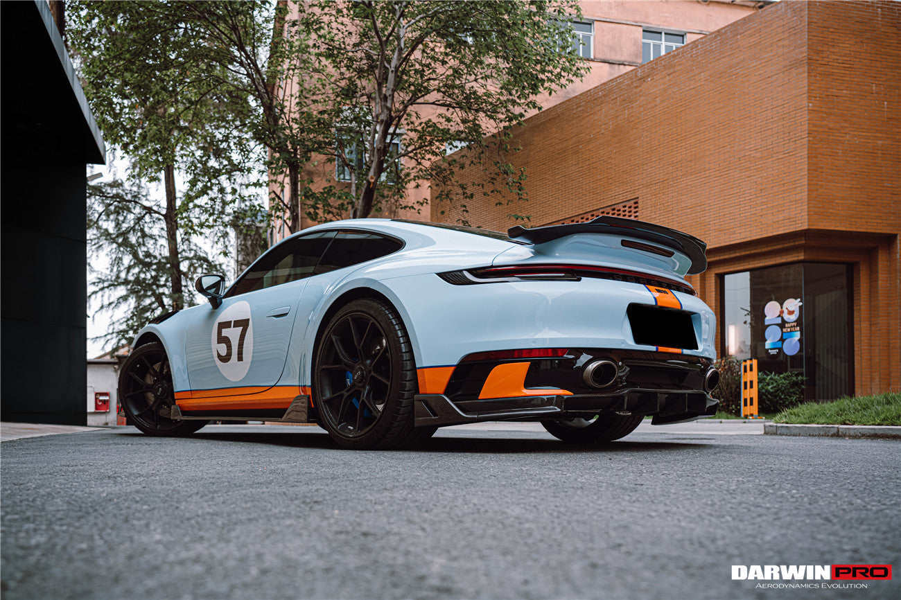 2019-2023 Porsche 911 992 Carrera S & 4 & 4S BKSSII Style Trunk Wing - DarwinPRO Aerodynamics