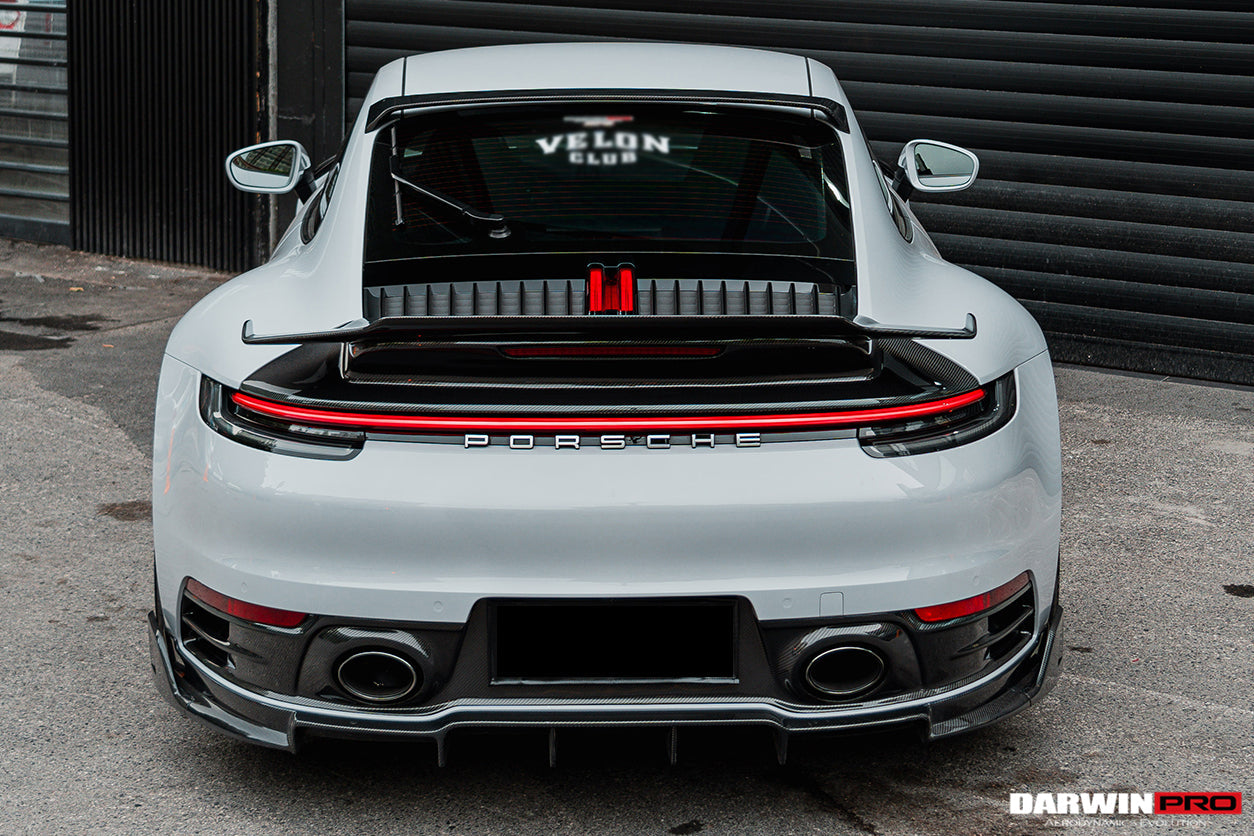 2019-2023 Porsche 911 992 Carrera S & 4 & 4S BKSSII Style Trunk Wing - DarwinPRO Aerodynamics