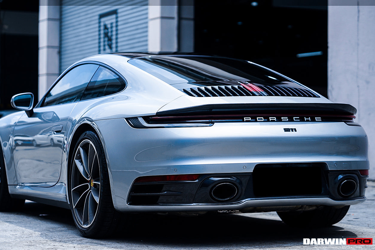 DarwinPRO 2019-2024 Porsche 911 992 Carrera S & 4 & 4S & Targa & Cabriolet OE Style Rear Diffuser - DarwinPRO Aerodynamics