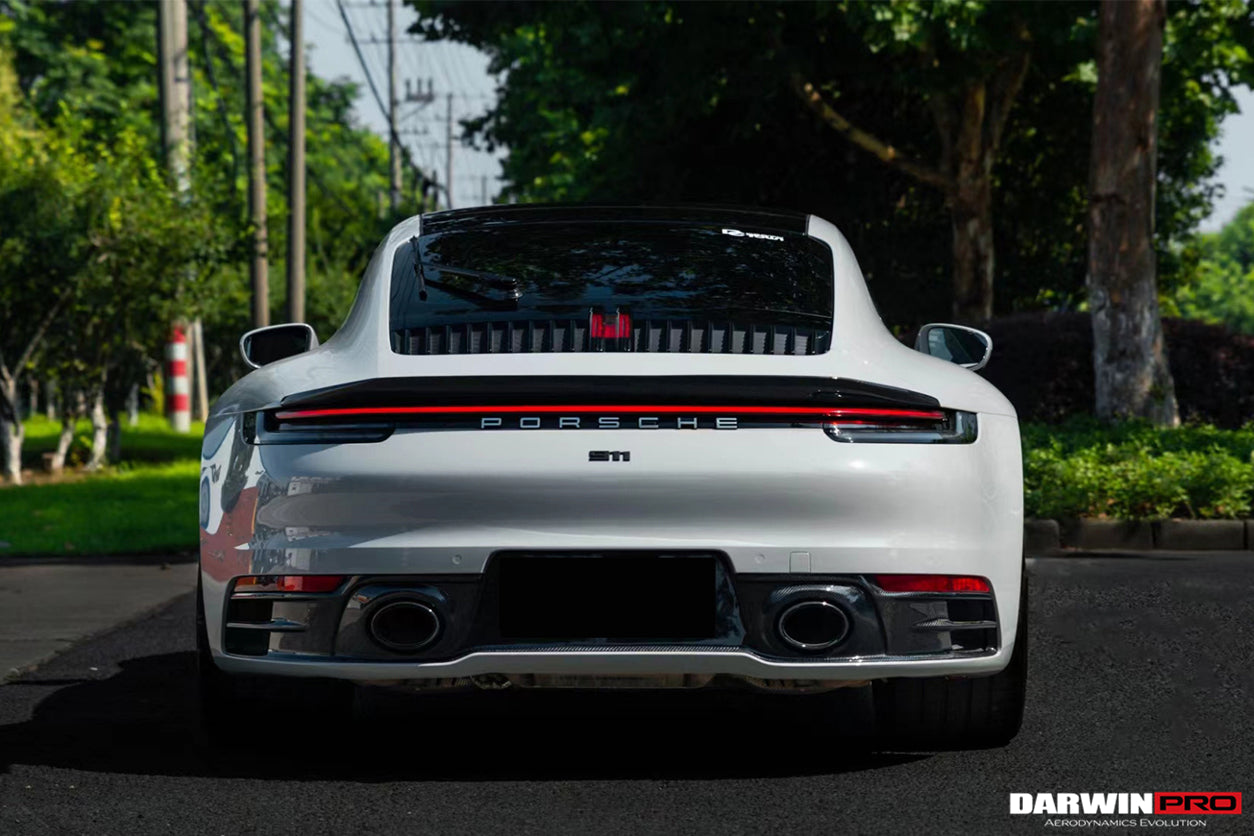 DarwinPRO 2019-2024 Porsche 911 992 Carrera S & 4 & 4S & Targa & Cabriolet OE Style Rear Diffuser - DarwinPRO Aerodynamics