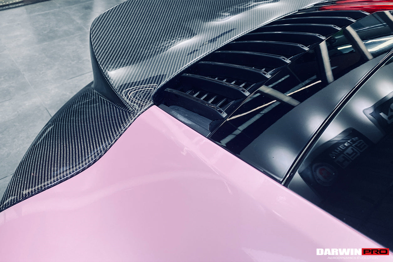 DarwinPRO 2019-2024 Porsche 911 992 Carrera S & 4 & 4S BKSS Style Trunk Wing - DarwinPRO Aerodynamics