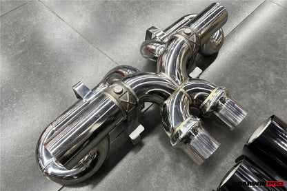 DarwinPRO 2019-2024 Porsche 911 992 Carrera S 4 4S Targa Cabriolet Exhaust (for GT3 Style Bumper) - DarwinPRO Aerodynamics