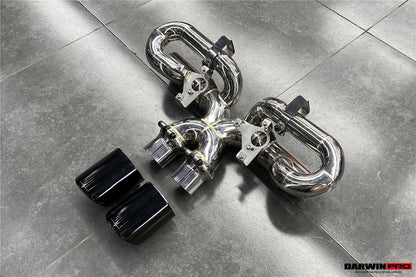 DarwinPRO 2019-2024 Porsche 911 992 Carrera S 4 4S Targa Cabriolet Exhaust (for GT3 Style Bumper) - DarwinPRO Aerodynamics