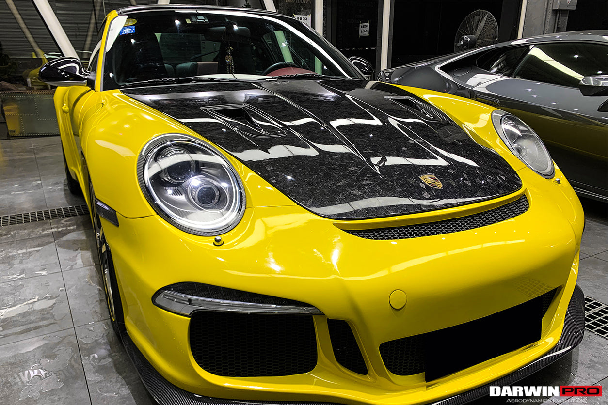 DarwinPRO 2005-2012 Porsche 911 997 Carrera & S & 4S & Turbo & 06-12 Cayman 987 GT2RS Style Hood - DarwinPRO Aerodynamics