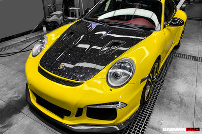 DarwinPRO 2005-2012 Porsche 911 997 Carrera & S & 4S & Turbo & 06-12 Cayman 987 GT2RS Style Hood - DarwinPRO Aerodynamics