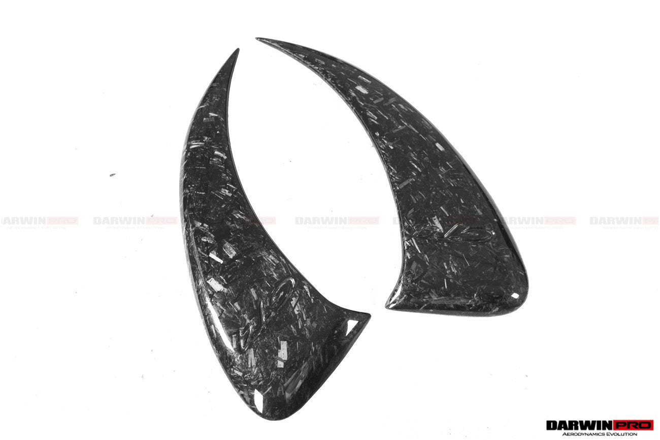 2012-2016 Porsche 981 Boxster Cayman GT4 Style Carbon Fiber Quarter Panel Side Scoops