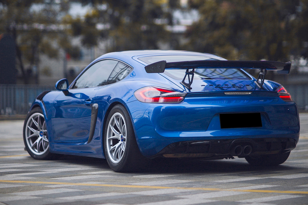 2012-2016 Porsche 981 Boxster | Cayman GT4 Style Carbon Fiber Rear Diffuser