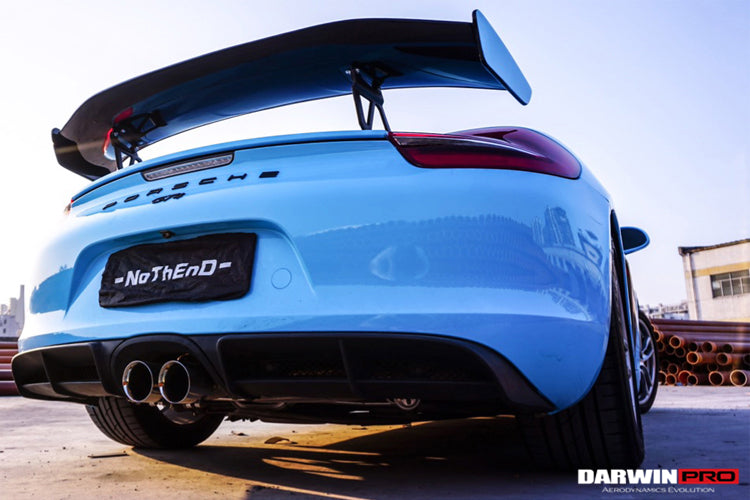 2012-2016 Porsche 981 Boxster | Cayman GT4 Style Carbon Fiber Rear Diffuser
