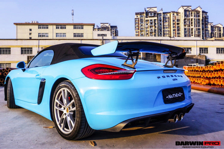 2012-2016 Porsche 981 Boxster | Cayman GT4 Style Carbon Fiber Rear Diffuser