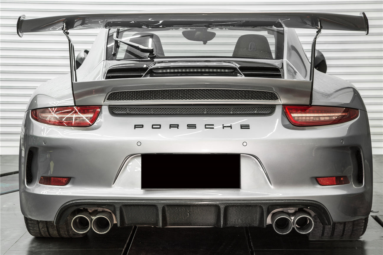 DarwinPRO 2012-2015 Porsche 911 991.1 Carrera & S & 4S GT3RS Style Trunk Spoiler Wing - DarwinPRO Aerodynamics