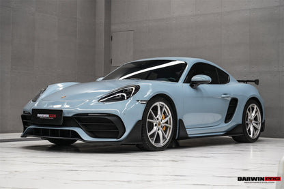 DarwinPRO 2016-2020 Porsche 718 Cayman & Boxster Stuttmate Part Carbon Fiber Front Bumper - DarwinPRO Aerodynamics