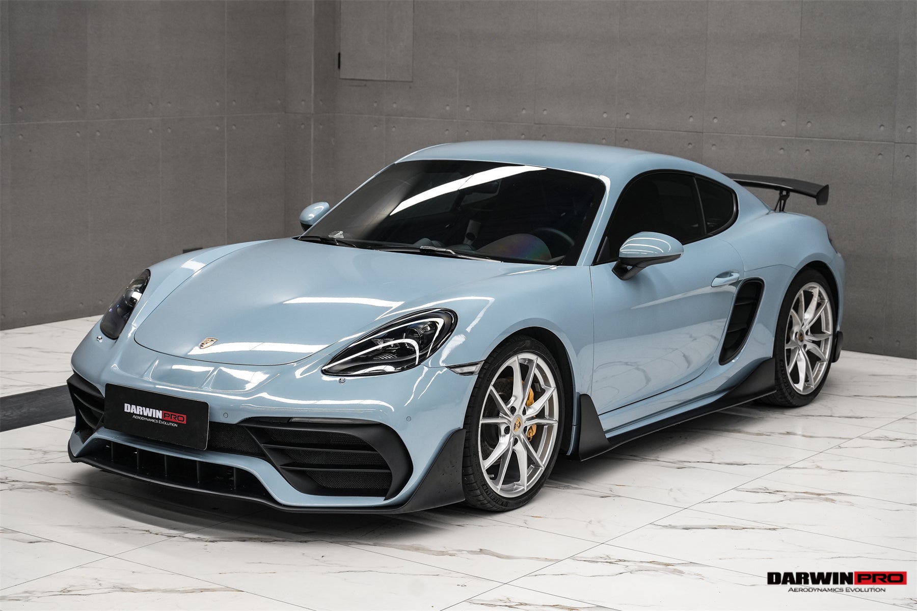 DarwinPRO 2016-2024 Porsche 718 Cayman & Boxster Stuttmate Carbon Fiber Side Skirts - DarwinPRO Aerodynamics