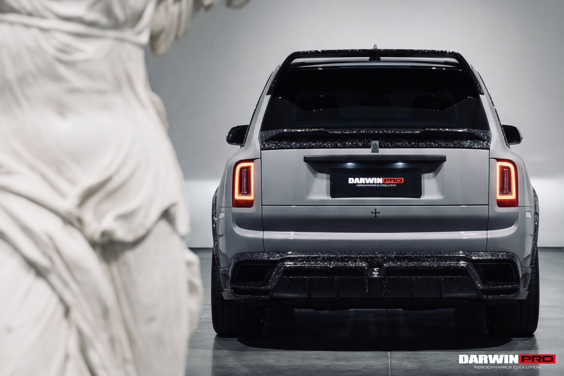DarwinPRO 2018-2024 Rolls-Royce Cullinan BKSS Style Carbon Fiber Trunk Spoiler - DarwinPRO Aerodynamics