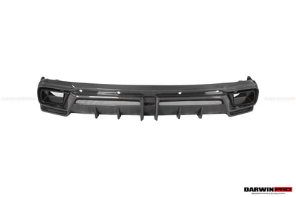 DarwinPRO 2018-2024 Rolls-Royce Cullinan BKSS Style Carbon Fiber Rear Lip Diffuser With Exhaust tips