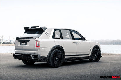 DarwinPRO 2018-2024 Rolls-Royce Cullinan BKSS Style Carbon Fiber Rear Lip Diffuser
