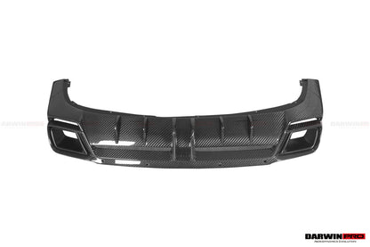 DarwinPRO 2018-2024 Rolls-Royce Cullinan BKSS Style Carbon Fiber Rear Lip Diffuser