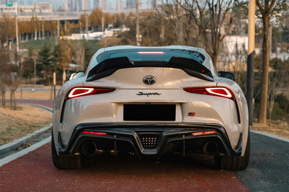 DarwinPRO 2019-2025 Toyota GR Supra (J29 & DB) A90 A91 BKSS2 Style Carbon Fiber Trunk Spoiler - DarwinPRO Aerodynamics