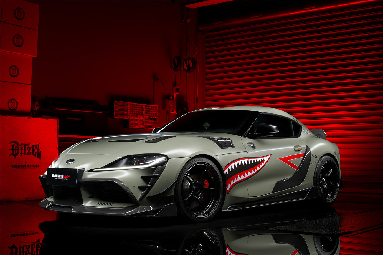 2019-UP Toyota GR Supra (J29 & DB) A90 A91 OEM Style Carbon Fiber Door Penal Garnish Trim Replacement