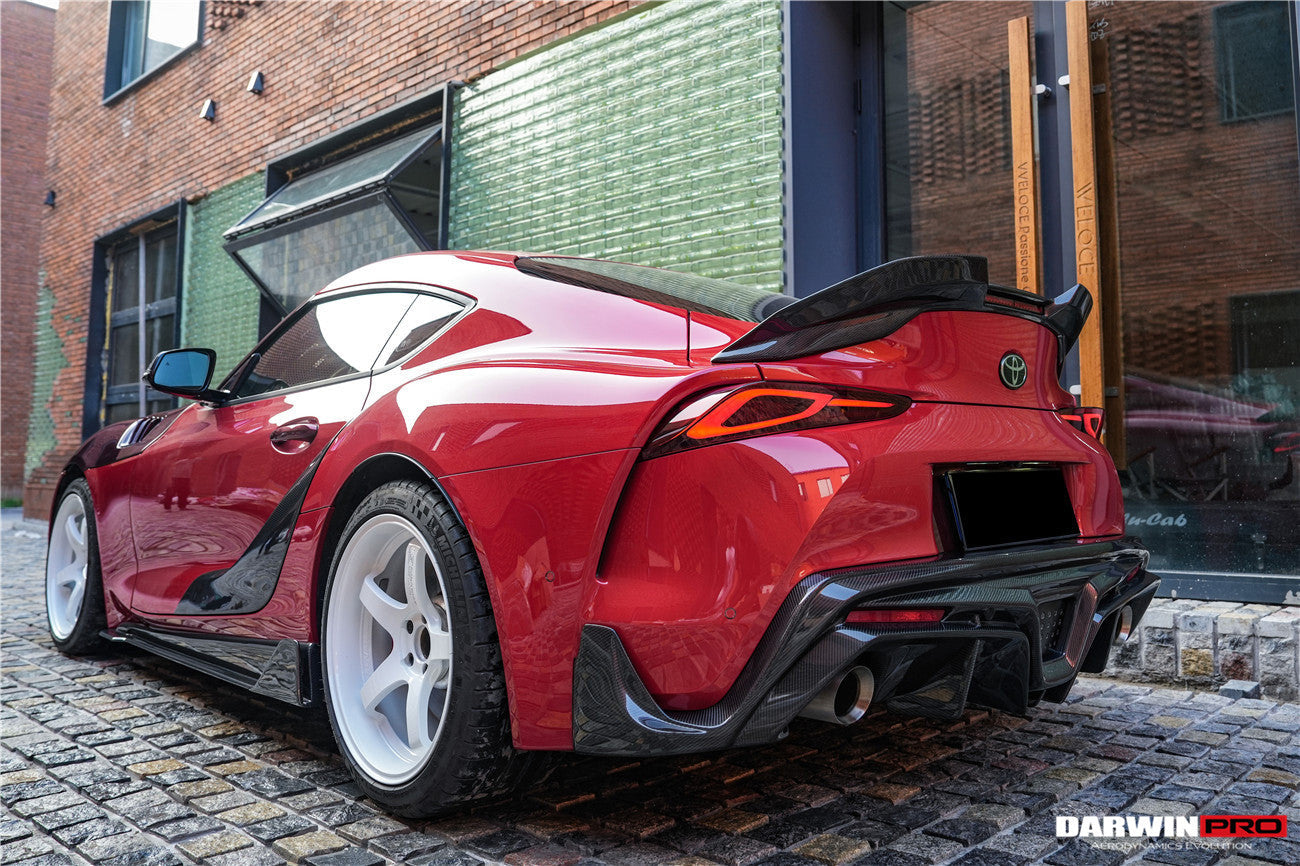 2019-UP Toyota GR Supra (J29 & DB) A90 A91 BKSS Style Carbon Fiber Rear Diffuser Lip