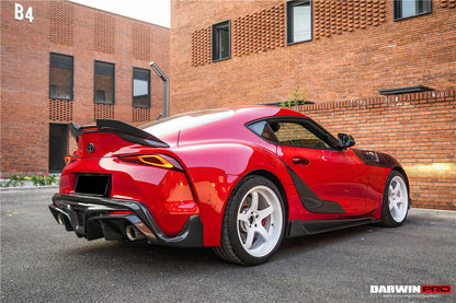 2019-UP Toyota GR Supra (J29 & DB) A90 A91 BKSS Style Carbon Fiber Rear Diffuser Lip