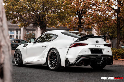 2019-UP Toyota GR Supra (J29 & DB) A90 A91 BKSS Style Carbon Fiber Trunk Spoiler with LED Light