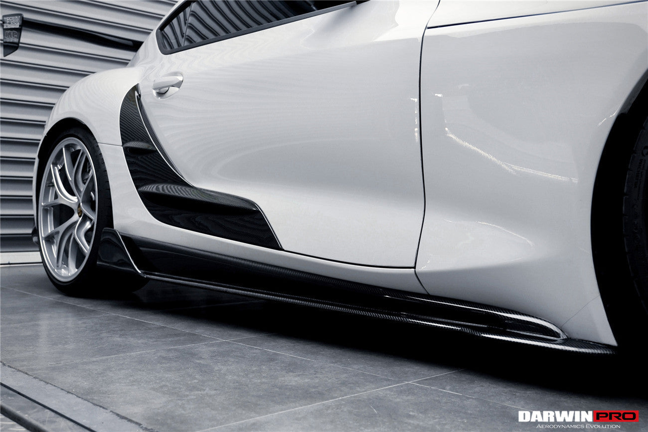 2019-UP Toyota GR Supra (J29 & DB) A90 A91 BKSS Style Carbon Fiber Side Skirts
