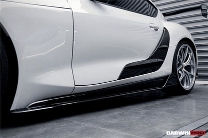 2019-UP Toyota GR Supra (J29 & DB) A90 A91 BKSS Style Carbon Fiber Side Skirts