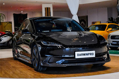 2024-2026 Tesla Model 3 Highland RWD AWD Carbon Fiber IMP Design Front Lip（DONT FIT PERFORMANCE） - DarwinPRO Aerodynamics