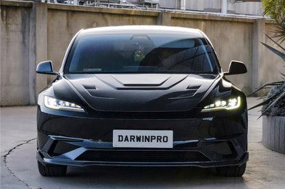2024-2026 Tesla Model 3 Highland RWD AWD Carbon Fiber IMP Design Front Lip（DONT FIT PERFORMANCE） - DarwinPRO Aerodynamics