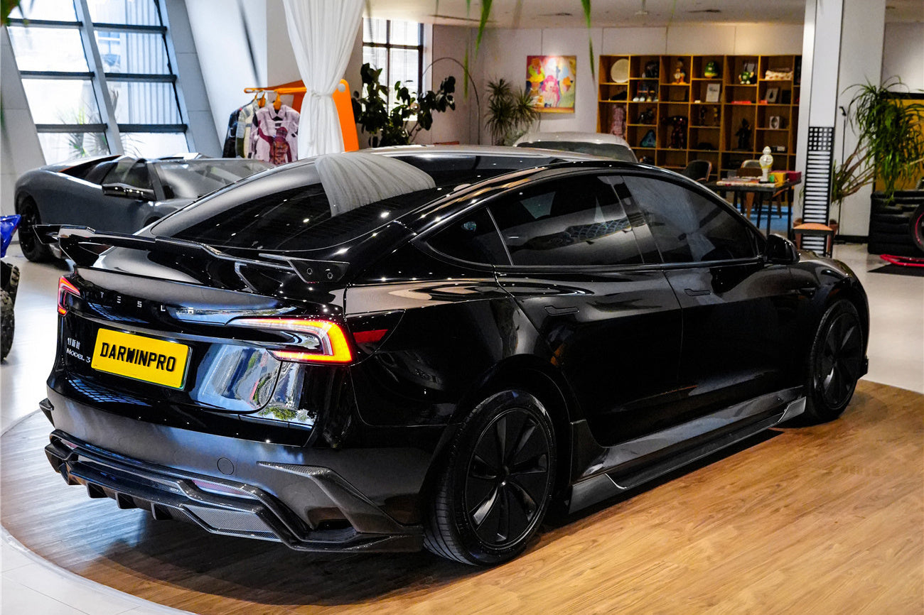 DarwinPRO 2024-2026 Tesla Model 3 Highland RWD AWD iMP Design Carbon Fiber IMP Design Wing - DarwinPRO Aerodynamics
