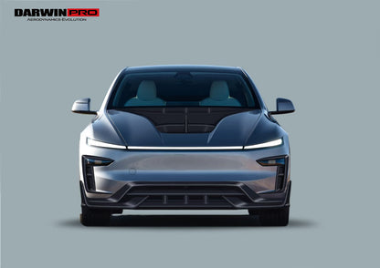 2025-UP Tesla Model Y Refresh OX Style Autoclave Carbon Fiber Front Splitter Lip