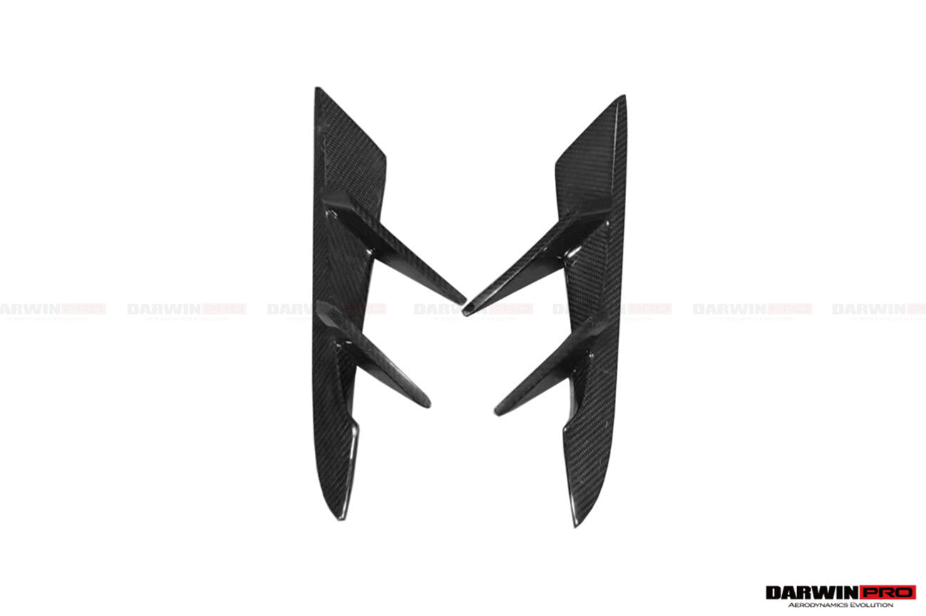 2019-UP Toyota GR Supra (J29 & DB) A90 A91 BKSS Style Carbon Fiber Front Bumper Vents