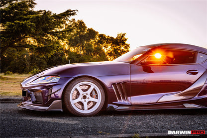 2019-UP Toyota GR Supra (J29 & DB) A90 A91 BKSSII Style Partial Carbon Fiber Front Bumper - DarwinPRO Aerodynamics