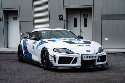 2019-UP Toyota GR Supra (J29 & DB) A90 A91 BKSSII Style Partial Carbon Fiber Front Bumper - DarwinPRO Aerodynamics